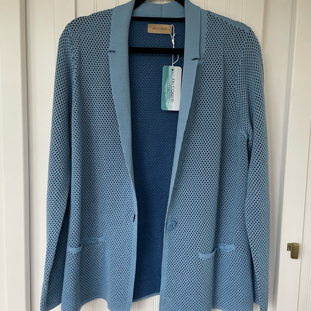 Falconari blue summer blazer